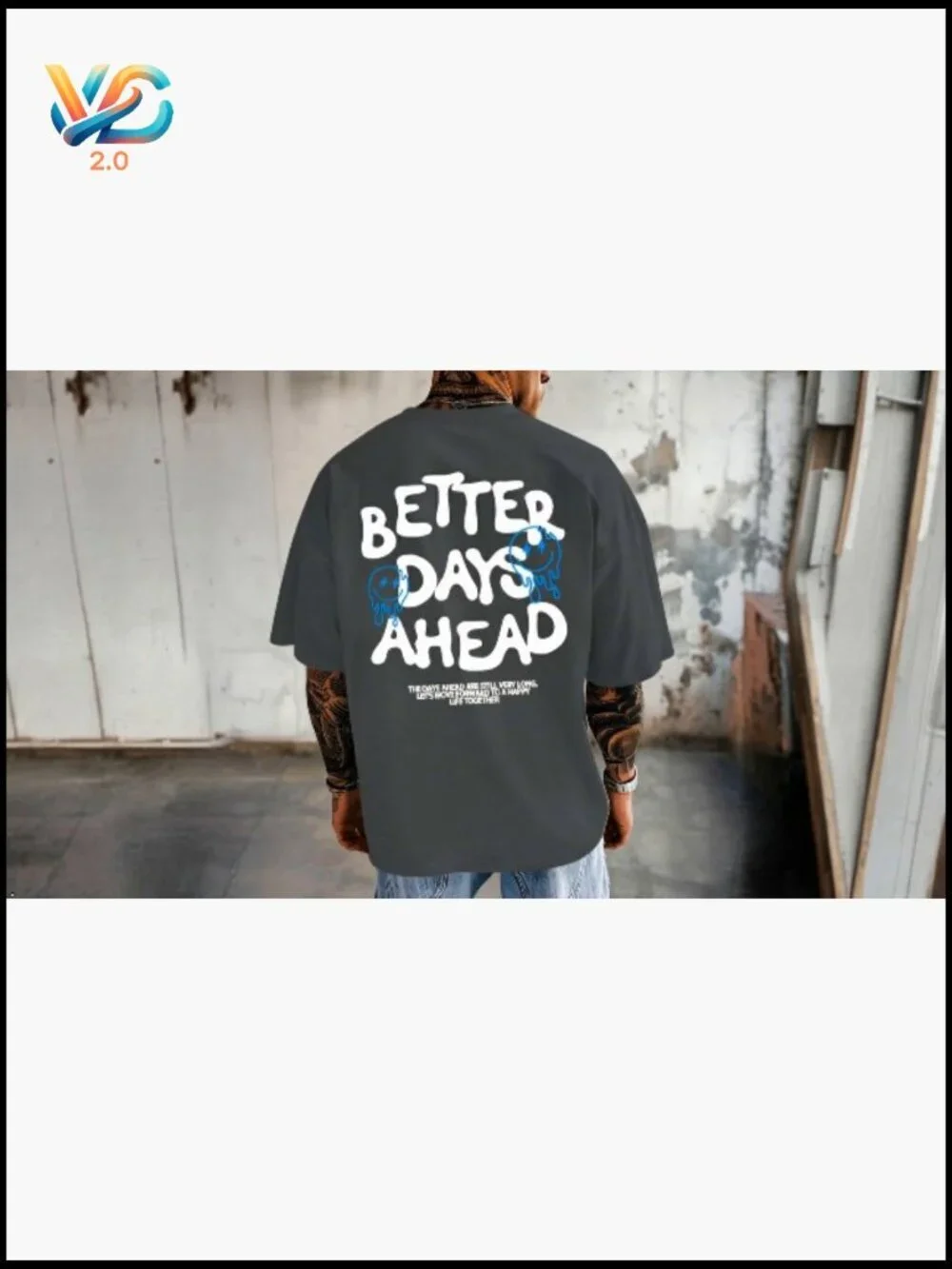 Vintage Funny Graphic T-Shirt Oversized Inspirational Positive Tee